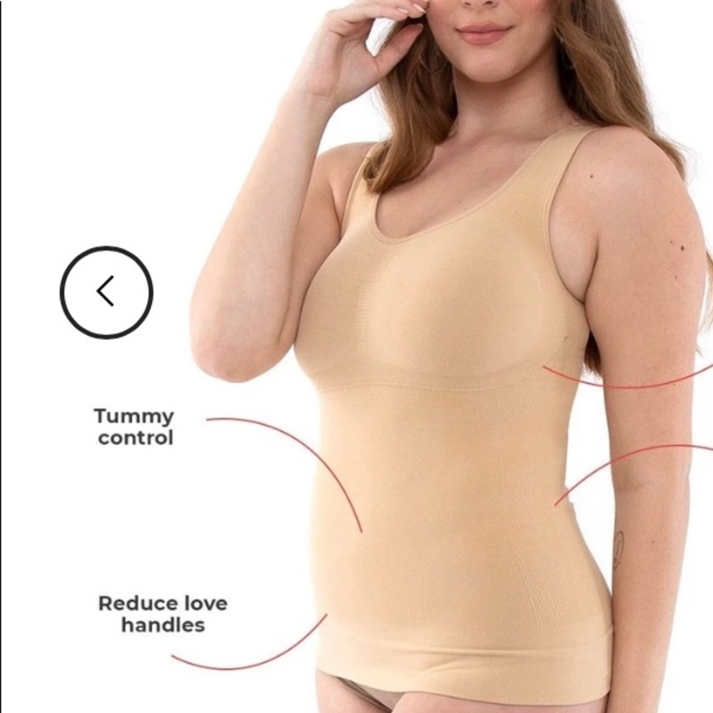 WomanOcean Cami Tank Top with 5-Zones Instashape Technology. Size Small.…